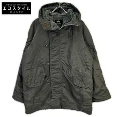 ALPHA INDUSTRIES　アルファインダストリーズ　20024-76 カーキ N-3B フライトジャケット　Mのサムネイル