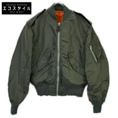 ALPHA INDUSTRIES　アルファインダストリーズ　カーキ L-2B USA製 フライトジャケット　Sのサムネイル