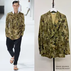 【セール】DRIES VAN NOTEN ドリスヴァンノッテン｜13SS カモフラージュ柄ダブルジャケットのサムネイル