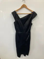 PB270⚫︎LAGUNAMOON⚫︎ラグナムーン⚫︎ワンピース⚫︎タイト⚫︎ノースリーブ⚫︎サテン⚫︎レディース⚫︎sizeS⚫︎黒のサムネイル