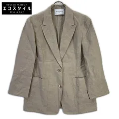UNITED ARROWS　ユナイテッドアローズ　1522-144-2252 ベージュ リネン テーラード ジャケット　38のサムネイル