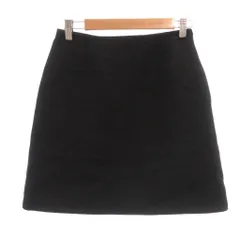 ヴァレンティノ ヴァレンチノ  VALENTINO 美品 スカート 38 黒 ブラック ひざ丈 ウール 絹 シルク /NL ■IBO100のサムネイル