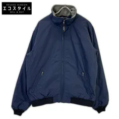 L.L.Bean　エルエルビーン　205107 ネイビー ナイロン ウォームアップジャケット ブルゾン　Lのサムネイル