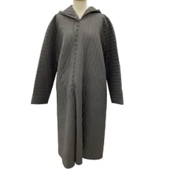 JURGEN LEHL ヨーガンレール レディース キルティング ロングコート SIZE M グレーのサムネイル