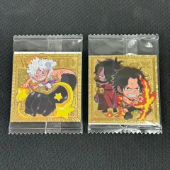 ワンピースウエハース LOG12 世界を救う男 にふぉるめーしょん 大海賊シールウエハース ニカ ルフィ エース ロジャー 他 未開封のサムネイル