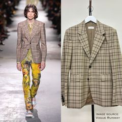 DRIES VAN NOTEN ドリスヴァンノッテン｜20SS チェックシェイプド