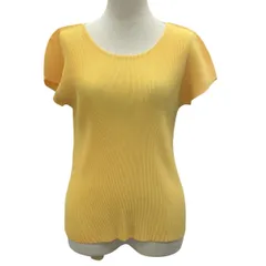 ISSEY MIYAKE イッセイミヤケ PLEATS PLEASE カットソー SIZE 3 PP61FK382 イエローのサムネイル