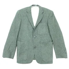 BLACK FLEECE ブラックフリースブルックスブラザーズ テーラードジャケット 段返り ヘリンボーン柄 2B ストライプ柄裏地 背抜き グレー BB00【XS】 メンズ 【中古】のサムネイル