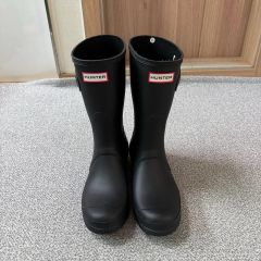 HUNTER レインブーツ ブラック UK6 EU39 25cm〜26cm - メルカリ