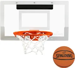 スポルディング SPALDING バスケット アリーナスラム 180 バスケットゴール キッズ用ゴール ジュニア 屋内 部屋 ドア インテリア 家庭用 バスケットボール ゴール シュート ミニボール 561033CN クリアのサムネイル