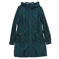 Herno ヘルノ マウンテンパーカー HERNO フーデット コート 光沢 ジャケット ロング丈 スプリング アウター グリーン 42【L】 レディース 【中古】のサムネイル