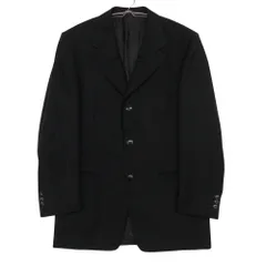 新品同様 Gianni Versace ジャンニ・ヴェルサーチ ヴェルサーチェ テーラードジャケット グレカボタン 3B ブレザー 裏地メデューサ柄 イタリア製 上着 ブラック 46【M】 メンズのサムネイル