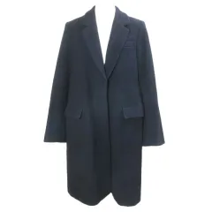 ジャーナルスタンダードレサージュ journal standard L'essage 22AW スーパー100Sチェスターコート ロング ウール 比翼仕立て 38 M相当 紺 ネイビー 22020370050040 /Xのサムネイル