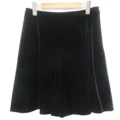 ルネ Rene 18AW ベロアキュロット パンツ 38 M相当 黒 ブラック 6845090 /Xのサムネイル