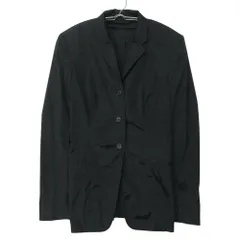 PRADA プラダ テーラードジャケット スリム ３ボタン ナイロン アウター ブラック 38【S】 レディース 【中古】のサムネイル