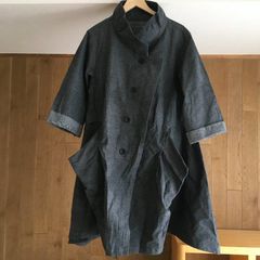 極美品 センソユニコ Senso unico 慈雨 ジウ 螺旋柄 コート 40 - メルカリ