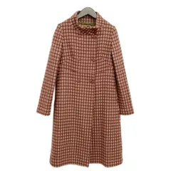 ホコモモラ JOCOMOMOLA ウール スタンドカラー ロング コート 42 ブラウン系のサムネイル
