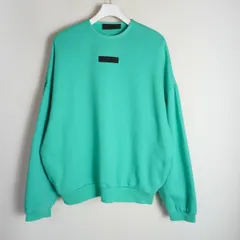 国内正規 FEAR OF GOD ESSENTIALS フィアオブゴッド エッセンシャルズ FOG スウェット トレーナー エメラルド グリーン サイズM 本物 2661Q★2のサムネイル