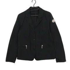 MONCLER モンクレール テーラードジャケット LIM GIUBBOTTO ブレザー3B 薄手 ブルゾン ロゴ ワッペン アウター ブラック 2【M】 メンズ 【中古】のサムネイル
