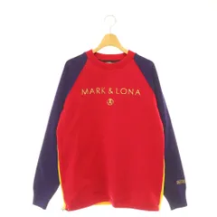 マーク＆ロナ MARK&LONA ロゴ ニット セーター 長袖 46 ピンク パープル /HK ■OSのサムネイル