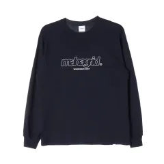 マハグリッド サード ロゴ プリント コットン 長袖 Tシャツのサムネイル