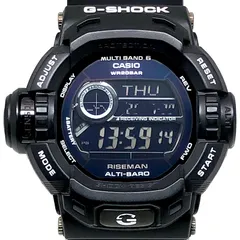 G-SHOCK ジーショック GW-9200BWJ-1 RISEMAN Garish Black 電波ソーラー ツインセンサー マットブラック 2012年5月発売のサムネイル