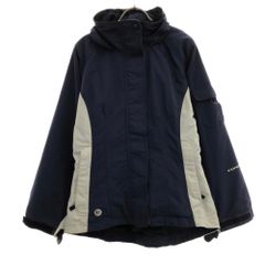 Columbia コロンビア オールド ナイロンジャケット S ネイビー 裏メッシュ アウトドア レディース 古着