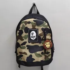 A BATHING APE(アベイシングエイプ) バックパック+キーホルダー セット 日本雑誌付録 BAPE ベイプ ベ낭 バッグのサムネイル
