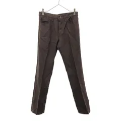 Wrangler ラングラー ランチャーパンツ オールド ストレートパンツ w30 ブラウン センタープレス メンズ 古着のサムネイル