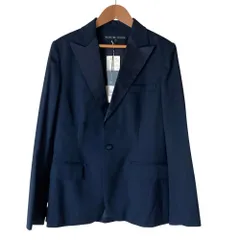 未使用 Ralph Lauren ラルフローレン ピークドラペル シングルジャケット 11 ネイビー レディース 古着 中古 USEDのサムネイル