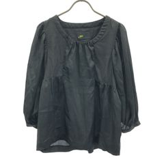 Ray Beams レイビームス 7分袖 プルオーバー ブラウス ブラック レディース 古着