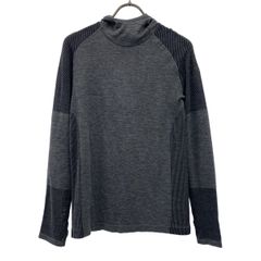 未使用 adidas アディダス ロゴプリント 長袖 フーディー カットソー OT ブラック タグ付き レディース 古着