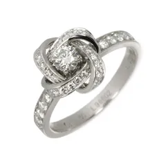 ブシュロン BOUCHERON ピヴォワンヌ ダイヤ 0.30ct F/VVS1/3EX #60 リング K18 WG 750 指輪 PIVOINE Diamond Ring【鑑定書付き】 90333105のサムネイル