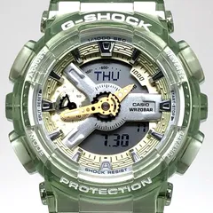 G-SHOCK ジーショック GMA-S110GS-3A アナデジ ミッドサイズモデル ユニセックス グリーン スケルトン 2022年2月発売のサムネイル