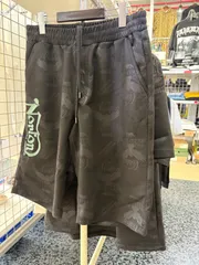 XLあり‼️セットアップ可能商品‼️Norton ノートン⚫︎パンツ　刺繍　エンボス　ハーフパンツ　ブラック　L XLのサムネイル