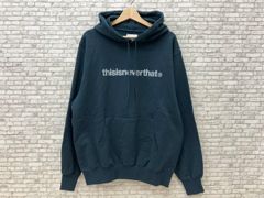 thisisneverthat ディスイズネバーザット T-Logo Hoodie TN253TSWHO01 ロゴスウェットパーカー サイズM グリーン