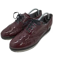 ジェオックス GEOX RESPIRA レースアップ ウィングチップ エナメル スニーカー レディース 表記無 のサムネイル