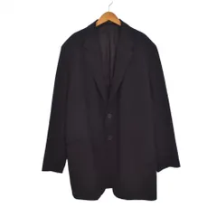 ヨウジヤマモトプールオム YOHJI YAMAMOTO POUR HOMME WOOL GABARDINE DOUBLE BUTTON JACKET ウールギャバジン ダブルボタン ジャケット 2 黒 ブラック HK-J04-100のサムネイル