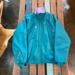 90s USA patagonia(パタゴニア) 刺し子 シェルド Synchilla（シンチラ） ジャケット アメリカ ヴィンテージのサムネイル