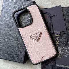 付属品あり】PRADA プラダ iPhone12ケース ベージュ系1ZH133 付属品