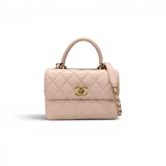シャネル CHANEL トレンディCC バッグ ショルダーバッグ ピンク ゴールド ハンドバッグ ココマーク ターンロック ロゴのサムネイル
