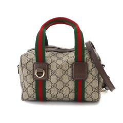 新品未使用GUCCI GGキャンバス ミニボストン ショルダーバッグ最終
