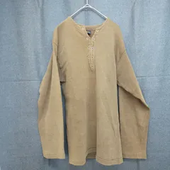 M1-04313 【Mens】Le minor (ルミノア) 長袖 カットソー (S) /茶色 HT-春秋のサムネイル