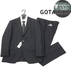 新品 ◇ 五大陸 高級 DORMEUI EXEL 礼服 フォーマル スーツ gotairiku ドーメル  ウール ブラックスーツ 冠婚葬祭 A4 / A6 / A7 / AB5 / AB6のサムネイル