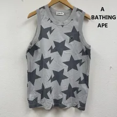 アベイシングエイプ 日本製 BAPE STA ロゴ 刺繍 スター柄 タンクトップ メンズ M ISItems【USED】【古着】【中古】50163702のサムネイル