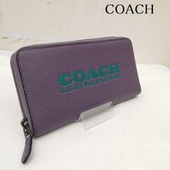 COACH コーチ 長財布 アコーディオン グラフィック CW715 グレー