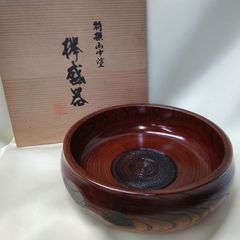 文嶺下絵 能「邯鄲の夢ハ粟飯 五十年（八十翁 文嶺)」大正6年 菓子器