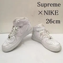 シュプリーム 24AW FZ8784-100 NIKE Air Force 1 Mid White エアフォース ミッド スニーカー メンズ 26.0cm ISItems【USED】【古着】【中古】50164102のサムネイル