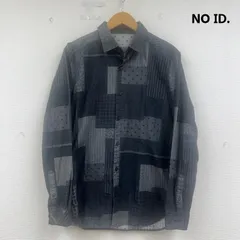 ノーアイディ ドット柄 ストライプ柄  ペイズリー柄 パッチワーク 総柄 長袖 シャツ メンズ 2号 ISItems【USED】【古着】【中古】50164106のサムネイル