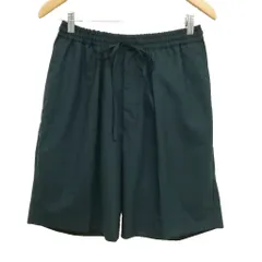 マーカウェア MARKA WARE A24B02PT01B CLASSIC FIT EASY SHORTS 24SS イージー ショーツ ショート パンツ 美品 2 ネイビー グリーンのサムネイル